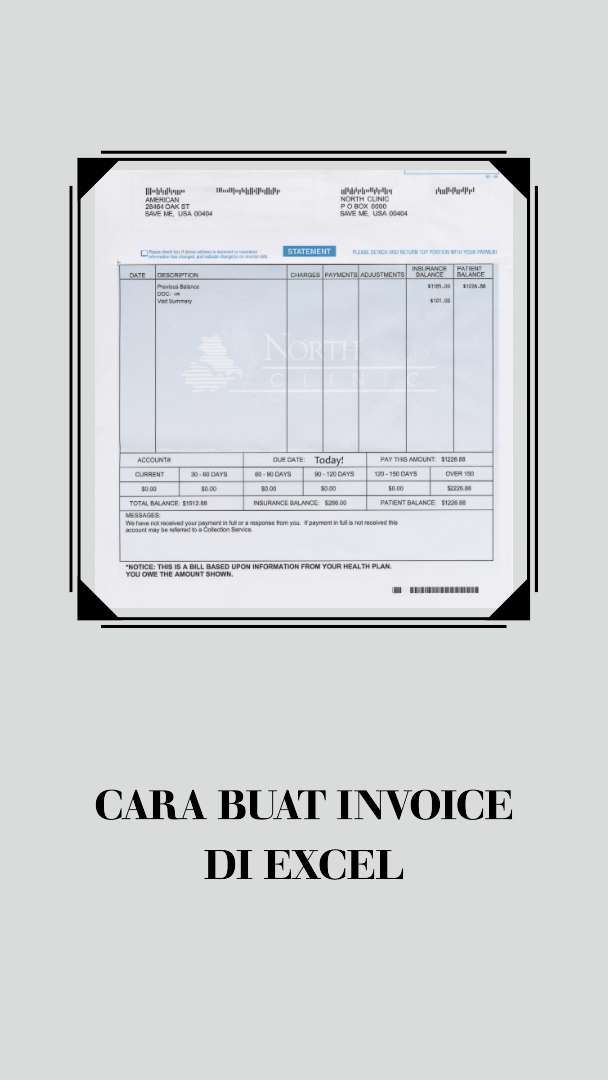 Cara Buat Invoice di Excel